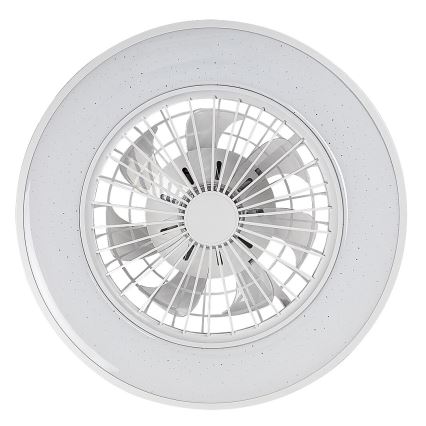 Rabalux - Lámpara de techo LED regulable con ventilador LED/48W/230V 3000-6500K + mando a distancia