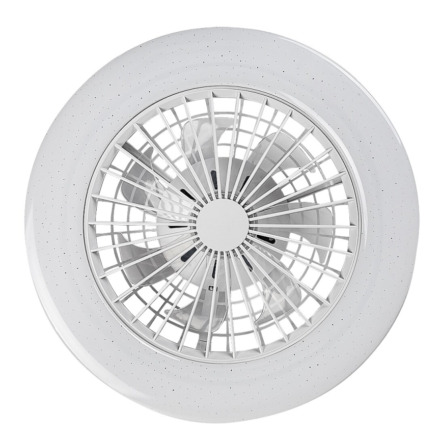 Rabalux - Lámpara de techo LED RGB regulable con ventilador LED/48W/230V 3000-6500K + mando a distancia