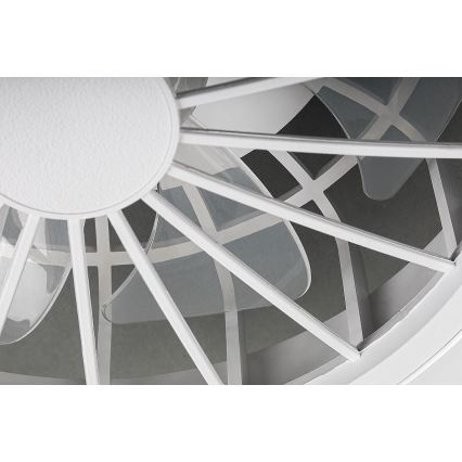 Rabalux - Lámpara de techo LED regulable con ventilador LED/24W/230V 3000-6500K + control remoto