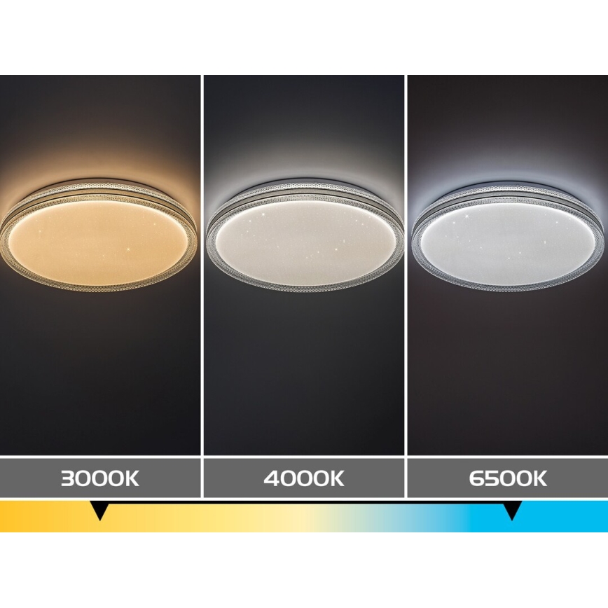 Rabalux - Luminaria de techo LED regulable LED/34W/230V 3000-6500K Ø 39 cm + mando a distancia