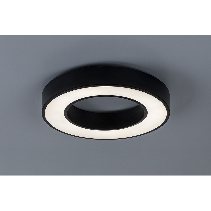 Rabalux - Plafón LED regulable LED/45W/230V 3000-6500K diámetro 60 cm negro + mando a distancia