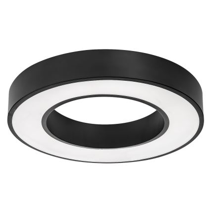 Rabalux - Plafón LED regulable LED/45W/230V 3000-6500K diámetro 60 cm negro + mando a distancia