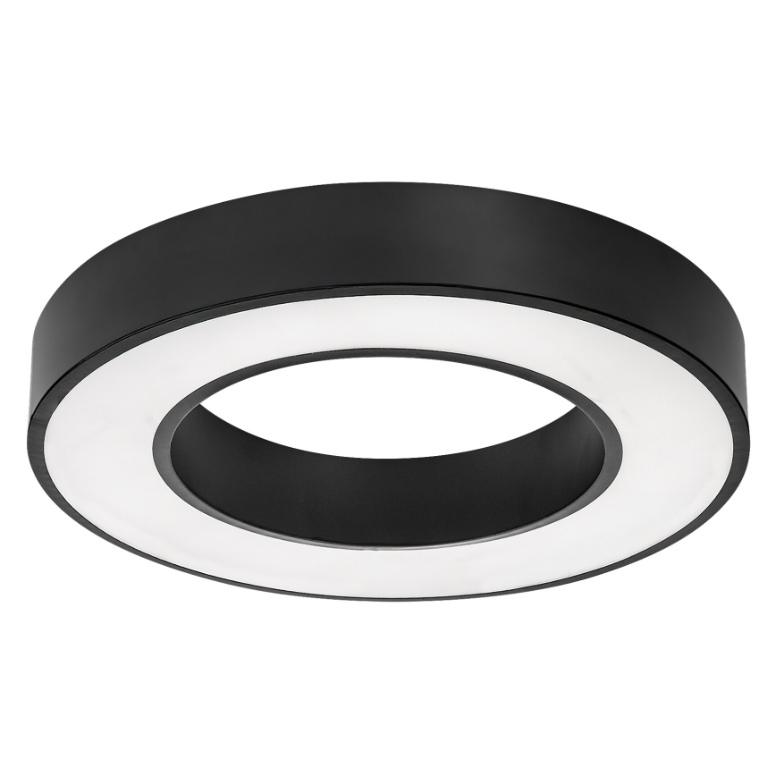 Rabalux - Plafón LED regulable LED/45W/230V 3000-6500K diámetro 60 cm negro + mando a distancia