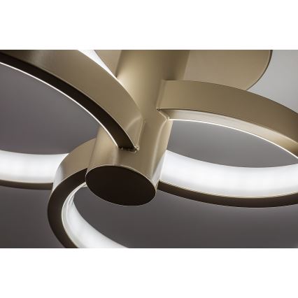 Rabalux - Luminaria de techo LED regulable LED/32W/230V 3000-6500K Ø 31 cm beige + mando a distancia
