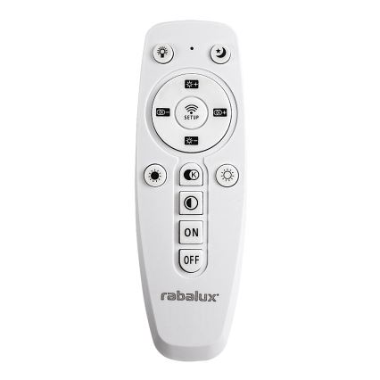 Rabalux - Luminaria de techo LED regulable LED/32W/230V 3000-6500K Ø 31 cm beige + mando a distancia