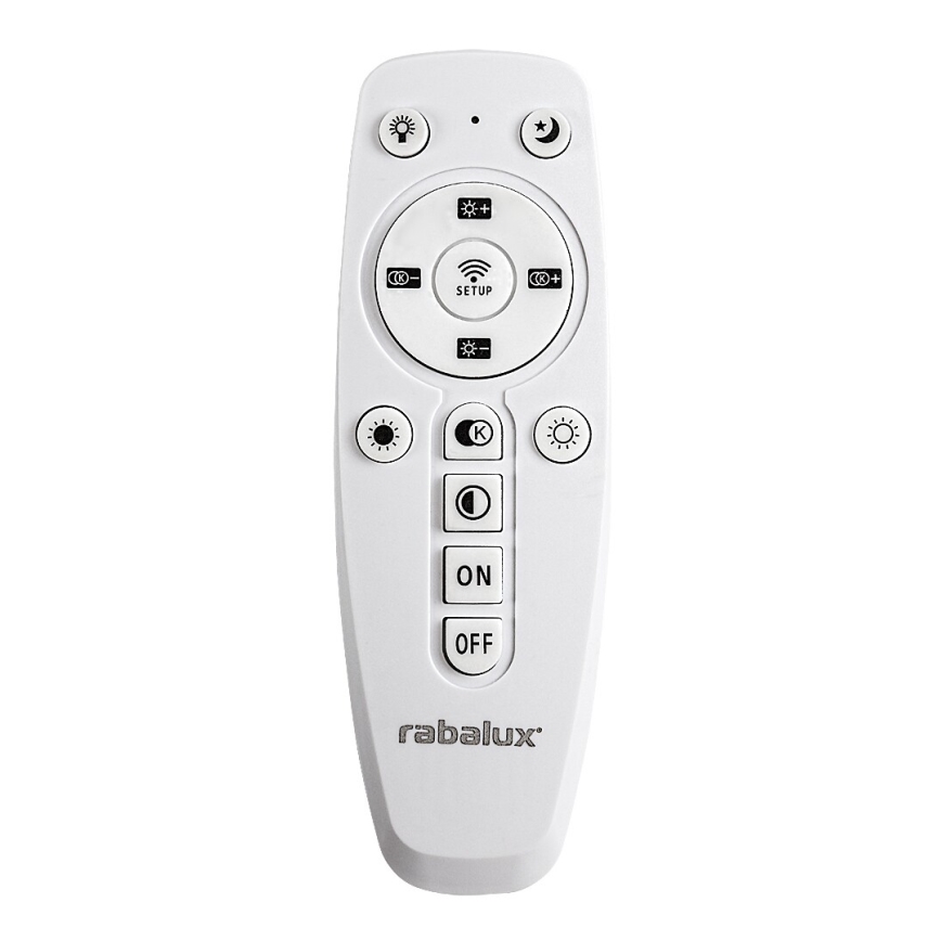 Rabalux - Luminaria de techo LED regulable LED/32W/230V 3000-6500K Ø 31 cm beige + mando a distancia