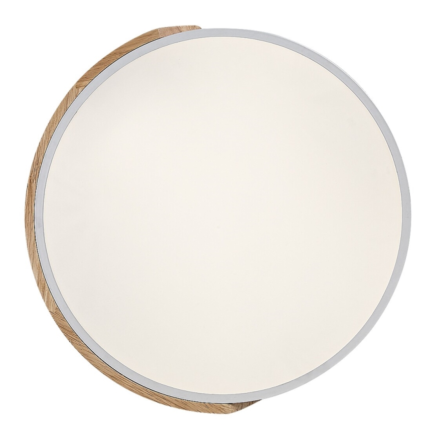 Rabalux - Lámpara de techo LED/40W/230V 3000/4000/6500K blanco/roble Ø 61 cm
