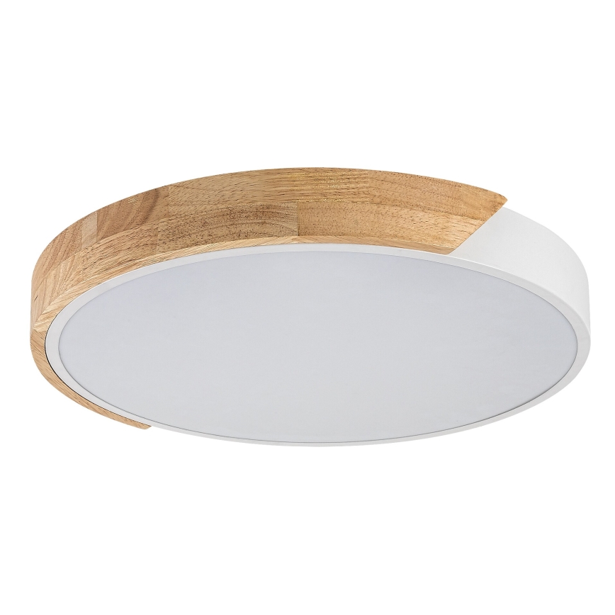 Rabalux - Lámpara de techo LED/40W/230V 3000/4000/6500K blanco/roble Ø 61 cm