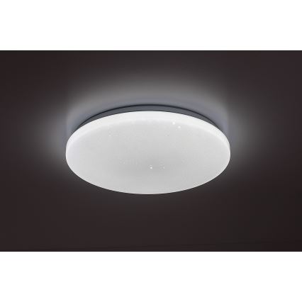 Rabalux - Lámpara de techo LED regulable, 12 W, 230 V, 3000-6500 K, diámetro 26 cm + control remoto