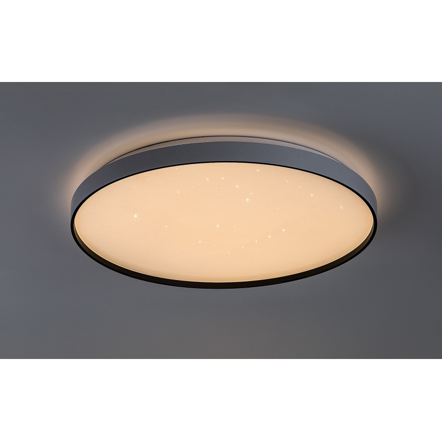 Rabalux - Luminaria de techo LED regulable LED/80W/230V 3000-6500K diámetro 77 cm + mando a distancia