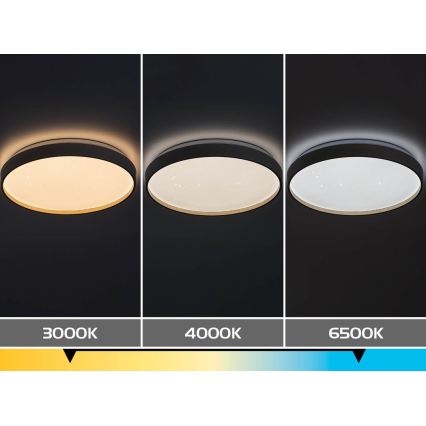 Rabalux - Luminaria de techo LED regulable LED/60W/230V 3000-6500K diámetro 58 cm + mando a distancia