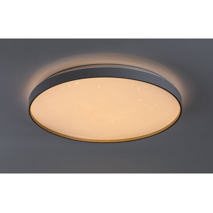 Rabalux - Luminaria de techo LED regulable LED/80W/230V 3000-6500K Ø 77 cm + mando a distancia