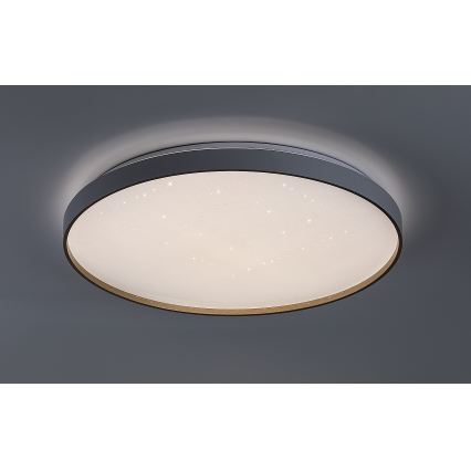 Rabalux - Luminaria de techo LED regulable LED/80W/230V 3000-6500K Ø 77 cm + mando a distancia