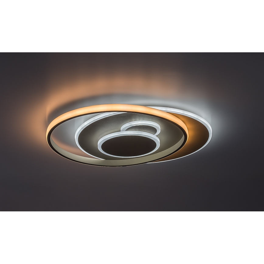 Rabalux - Luminaria de techo LED regulable LED/57W/230V 3000-6000K 48,5x40 cm + mando a distancia