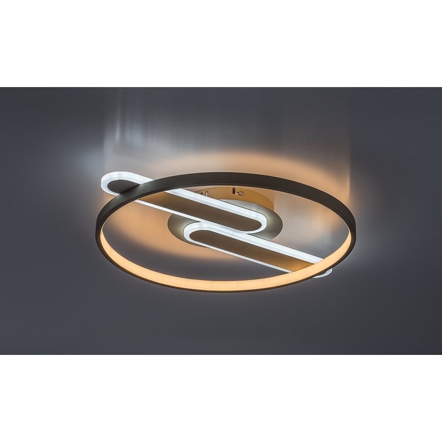 Rabalux - Luminaria de techo LED regulable LED/55W/230V 3000-6000K 53x45 cm + mando a distancia