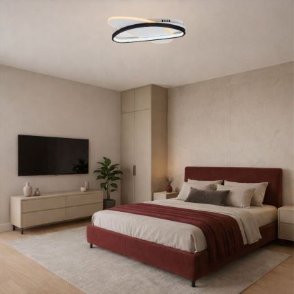 Rabalux - Plafón LED regulable LED/57W/230V 3000-6000K 45x30,5 cm + mando a distancia