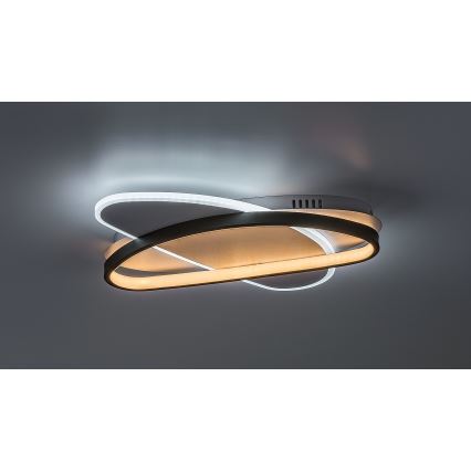 Rabalux - Plafón LED regulable LED/57W/230V 3000-6000K 45x30,5 cm + mando a distancia