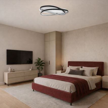Rabalux - Lámpara de techo LED regulable LED/57W/230V 3000-6000K 53x38 cm + mando a distancia