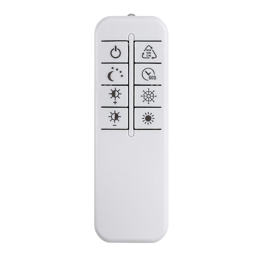 Rabalux - Luminaria de techo LED regulable LED/18W/230V 3000-6500K Ø 33 cm + mando a distancia