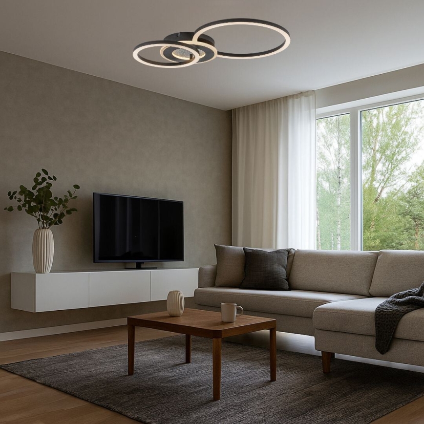 Rabalux - Luminaria de techo LED regulable LED/24W/230V 3000-6500K 46x33 cm + mando a distancia