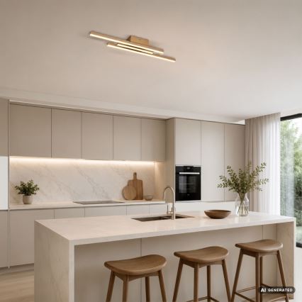 Rabalux - Lámpara de techo LED LED/18W/230V 3000K beige