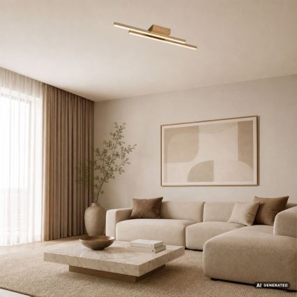 Rabalux - Luminaria de techo LED LED/12W/230V 3000K en acabado dorado