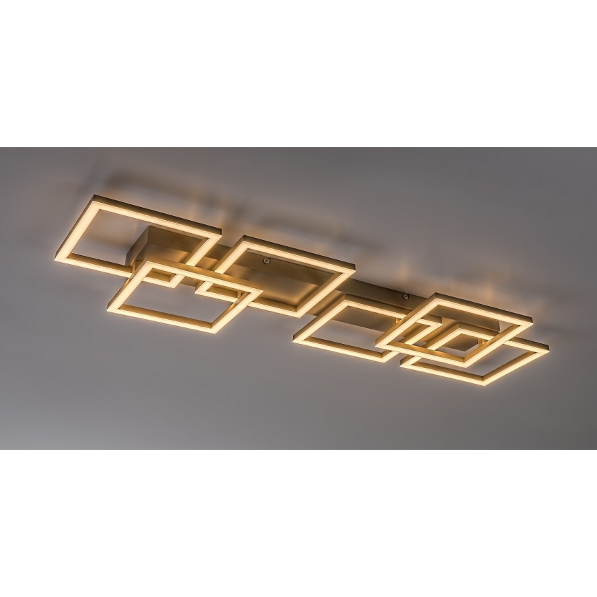 Rabalux - Lámpara de techo LED regulable LED/40W/230V 3000-6500K 33x100 cm beige + mando a distancia