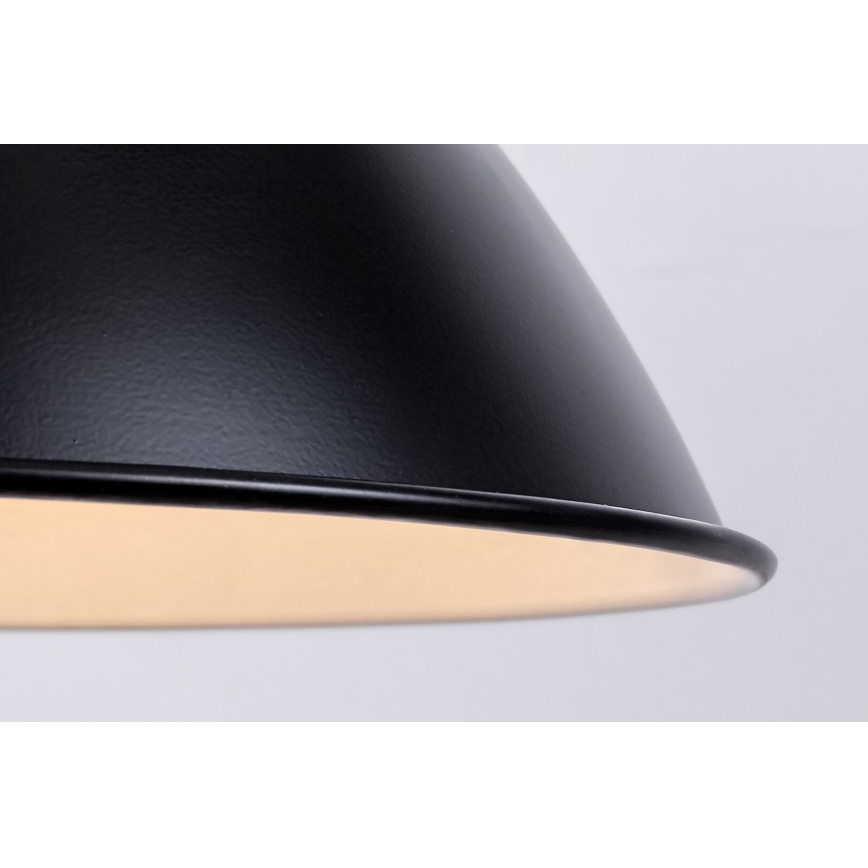 Rabalux - Lámpara colgante con cable 1xE27/60W/230V Ø 36 cm negro