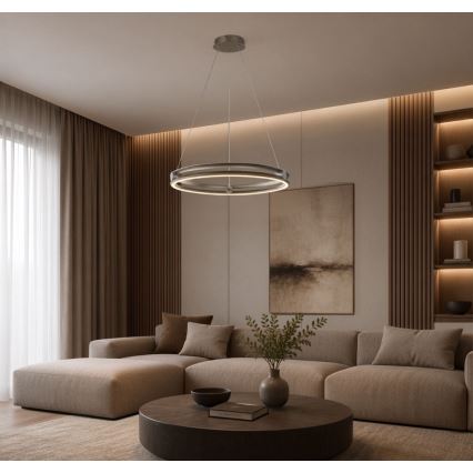Rabalux - LED Lámpara colgante regulable con cable LED/60W/230V 3000-6500K gris + mando a distancia