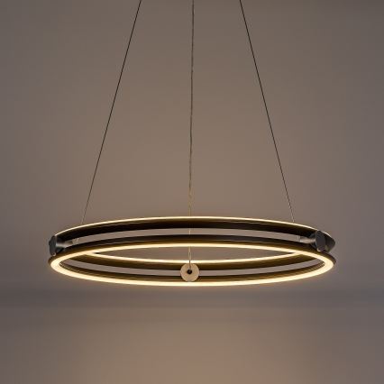 Rabalux - LED Lámpara colgante regulable con cable LED/60W/230V 3000-6500K gris + mando a distancia