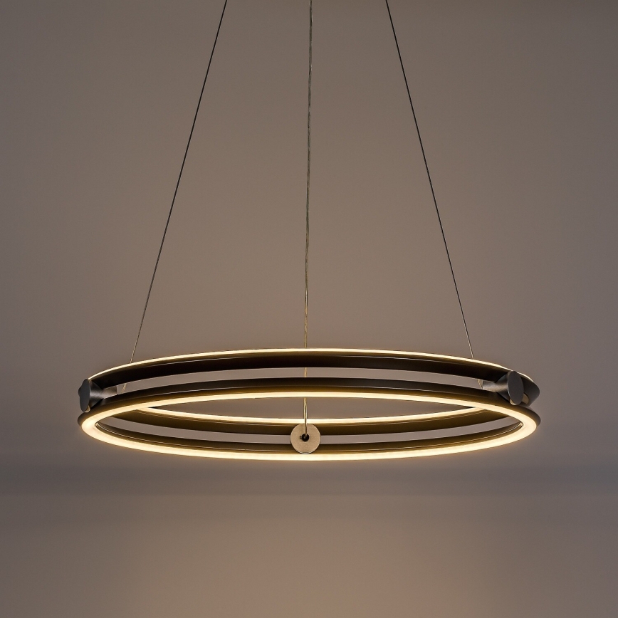 Rabalux - LED Lámpara colgante regulable con cable LED/60W/230V 3000-6500K gris + mando a distancia