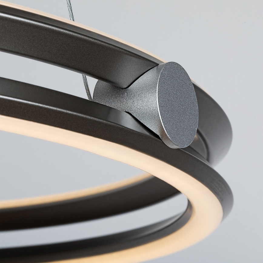 Rabalux - LED Lámpara colgante regulable con cable LED/60W/230V 3000-6500K gris + mando a distancia