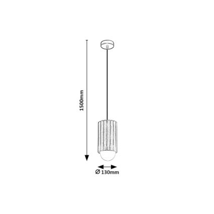 Rabalux - Lámpara colgante con cable 1xG9/5W/230V
