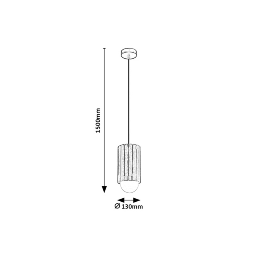 Rabalux - Lámpara colgante con cable 1xG9/5W/230V