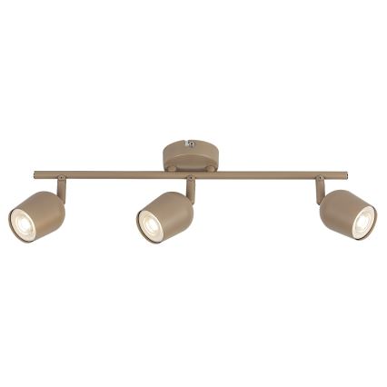 Rabalux - Foco orientable 3xGU10/15W/230V beige