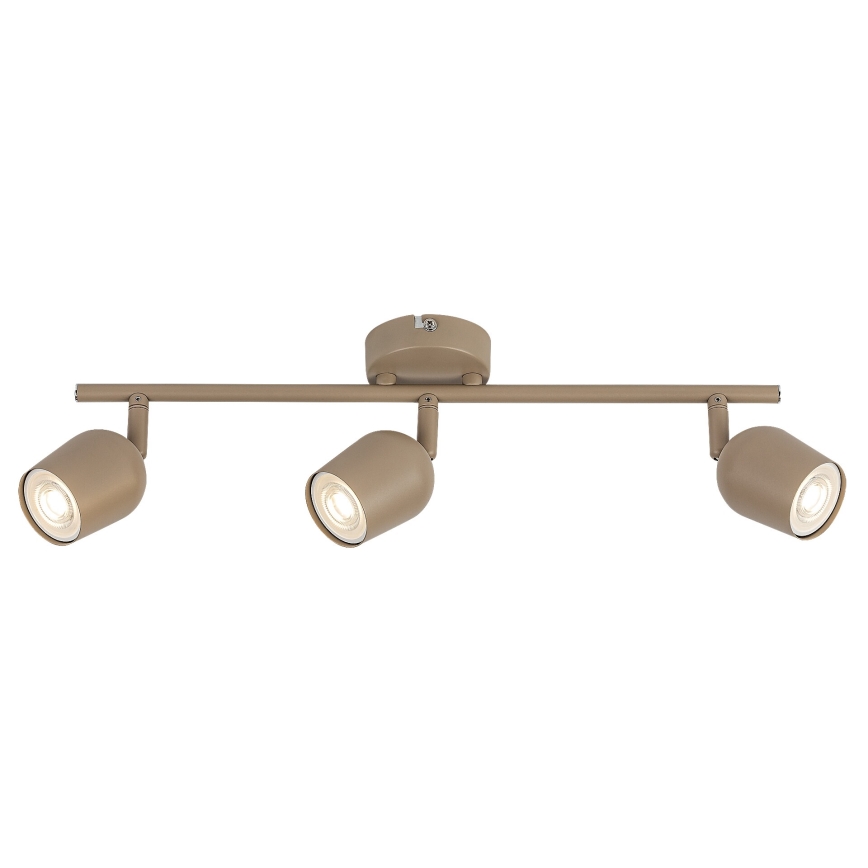 Rabalux - Foco orientable 3xGU10/15W/230V beige