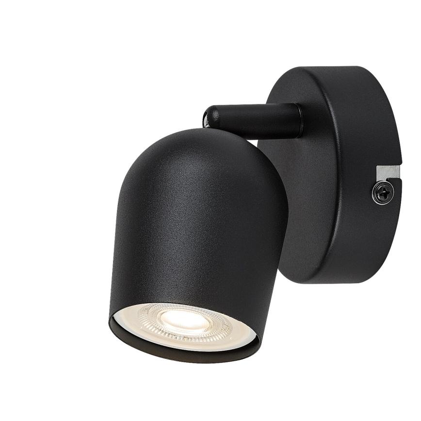 Rabalux - Aplique de pared con foco orientable 1xGU10/15W/230V negro