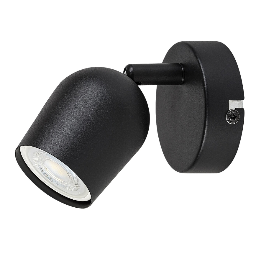 Rabalux - Aplique de pared con foco orientable 1xGU10/15W/230V negro