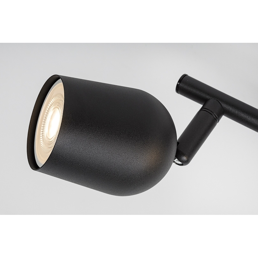 Rabalux - Lámpara spot 2x GU10, 15 W, 230 V, negra