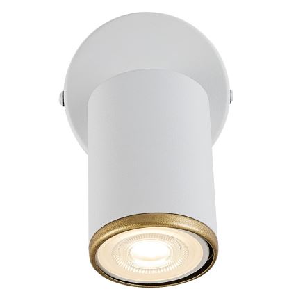 Rabalux - Aplique de pared orientable 1x GU10/15W/230V blanco