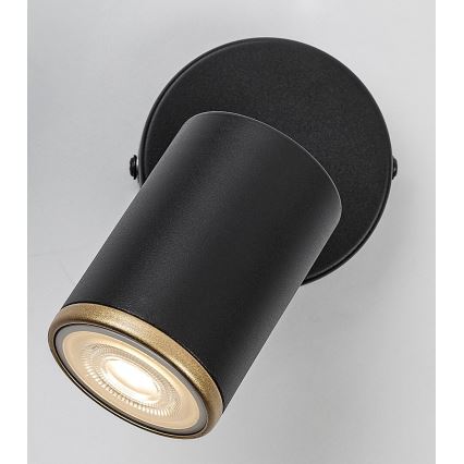 Rabalux - Aplique de pared tipo spot 1xGU10/15W/230V negro