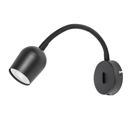 Rabalux - Aplique de pared tipo spot 1xGU10/15W/230V negro