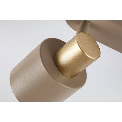 Rabalux - Lámpara de techo con 2 focos E14, 10W, 230V, beige