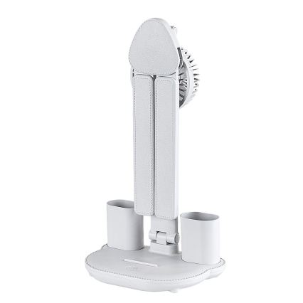 Rabalux - Lámpara de mesa LED regulable con ventilador y pantalla LED/7W/5V 3000/4000/6500K