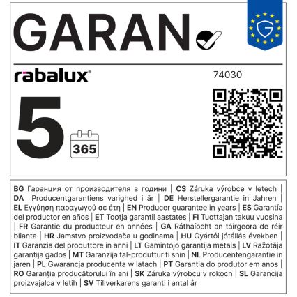 Rabalux - Lámpara de mesa LED regulable con ventilador y pantalla LED/7W/5V 3000/4000/6500K