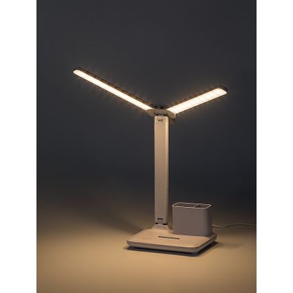 Rabalux - Lámpara táctil de sobremesa LED regulable LED/5W/5V 3000/4000/6500K