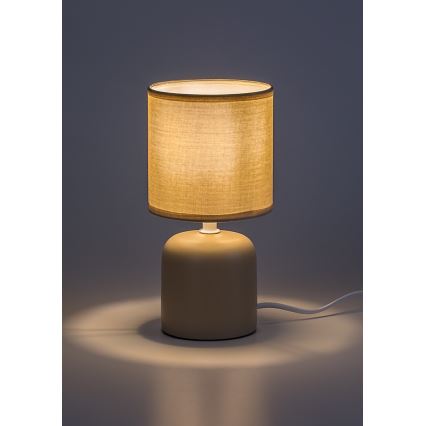 Rabalux - Lámpara de mesa 1xE14/40W/230V beige
