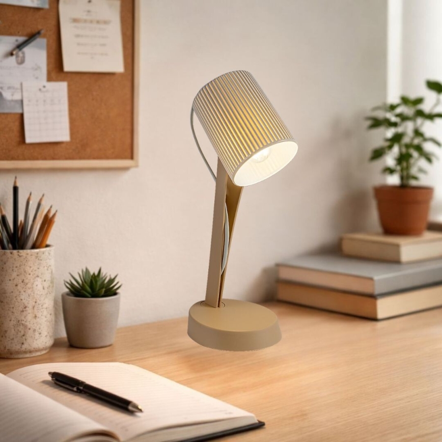 Rabalux - Lámpara de mesa 1xE14/11W/230V beige