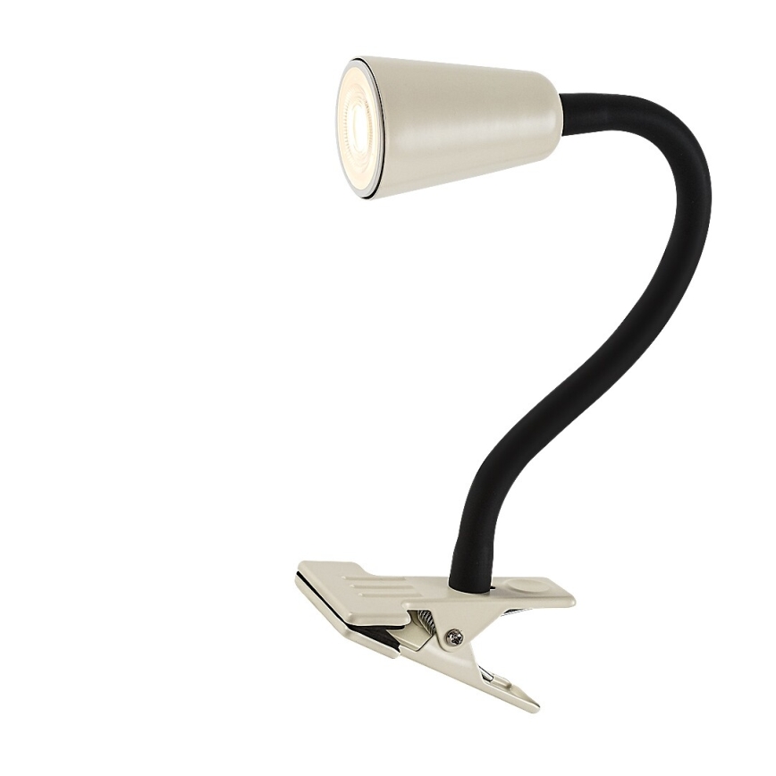 Rabalux - Lámpara de sobremesa con pinza 1xGU10/7W/230V crema