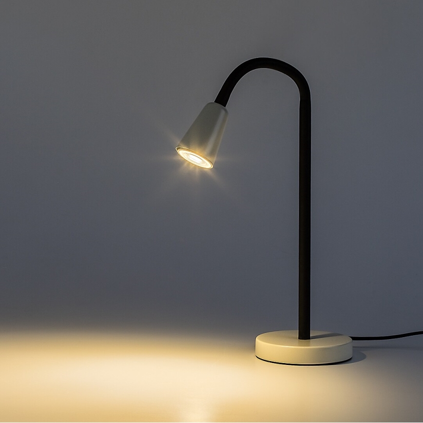 Rabalux - Lámpara de mesa 1xGU10/7W/230V, color crema